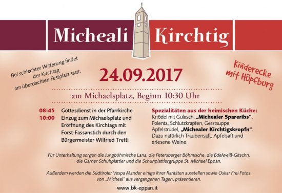Micheali Kirchtig 2017